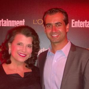 Entertainment Weekly Orange carpet pre Emmy Party At the Fig  Olive 2014 with my date the Beautiful Ronnie Hooks