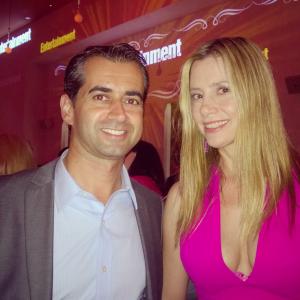 Entertainment Weekly Pre Emmy orange carpet party with Mira Servino