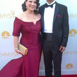 2014 Primetime Emmy Red Carpet affairwith my beautiful date Ronnie Hooks