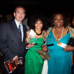 Justine Peacock won Two NAACP AWARDS for Butterflies Of Uganda with Director Darin Dahms and Producer Paula Mitchell Manning