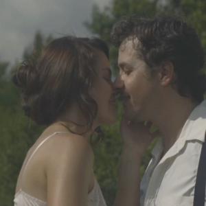 Still of Karen Labbe and Shane Callahan in Naked in the Blueberry Fields