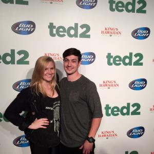 Cory DeMeyers  Fiance Jennay Johnson at the Cast  Crew Screening of Ted 2