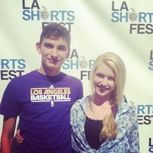 Andy Scott Harris and Nicole Tompkins at the screening of 'The Bluff' at the LA Shorts Fest