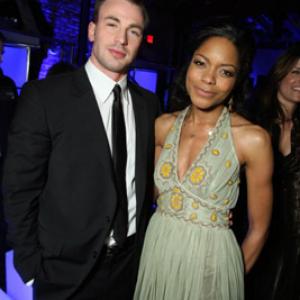 Chris Evans and Naomie Harris at event of Street Kings (2008)