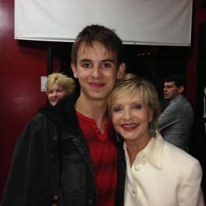 Brendon at Acme theater with Florence Henderson