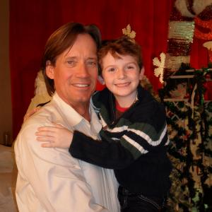 Santa Suit TV movie  on set with Kevin Sorbo Hercules Sept 2010