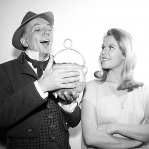 Still of Elizabeth Montgomery and Henry Jones in Bewitched 1964