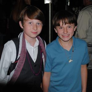 Kevin Moody and Nathan Gamble at the wrap party of Warner Bros Pictures Dolphin Tale in Clearwater Florida 2010