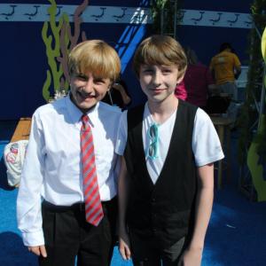 Kevin Moody and Nathan Gamble at the premiere of Warner Bros Pictures Dolphin Tale in Westwood California 2011