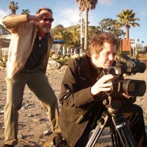 with cinematographer Ian Hinkle in Santa Barbara