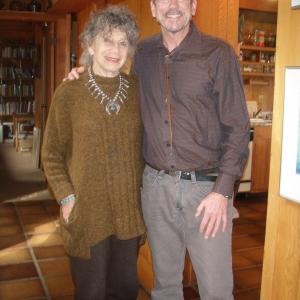 with Anna Halprin, shooting interview for BIG JOY: The Adventures of James Broughton