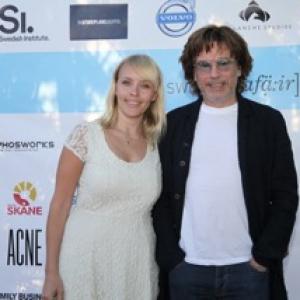 Christine Hals and Jean Michel Jarre at the Swedish Affir in Hollywood  June 2013