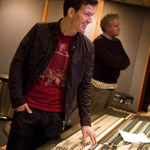 Dino at Capitol Studio B with Teen Wolf Associate Producer Blaine Williams