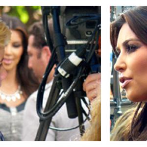 Zachary Alexander Rice / Kim Kardashian Extra Television taping