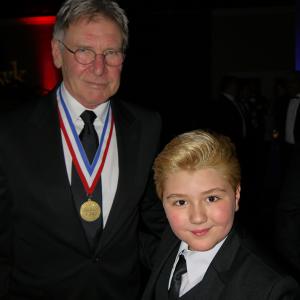 Zachary Alexander Rice and Harrison Ford
