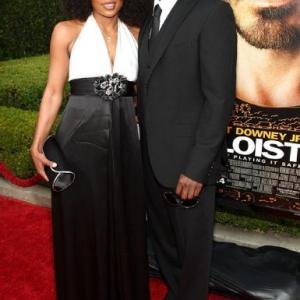 Nelsan Ellis and Tiffany Snow at The Soloist Premiere