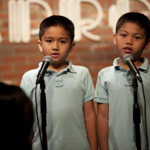 Performing at the Hollywood Improv 7 years old