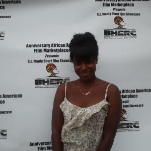 Kirby Howell-Baptiste at the S.E Manly Short Film Showcase for 'Prepping Keisha'.