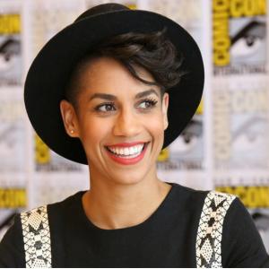 Dominique Tipper attends the San Diego Comic Con 2015 with the cast of The Expanse
