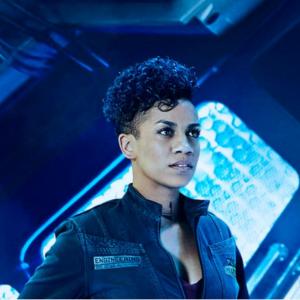 Dominique Tipper as Naomi Nagata in Syfy's The Expanse