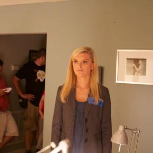StandIn Katie Garner working on set Homeland Season 1 Carrie MathisonClaire Danes standin