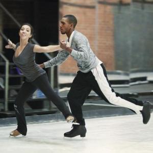 Still of Brandon Mychal Smith and Keauna McLaughlin in Skating with the Stars 2010