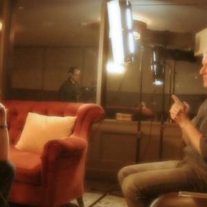 Tony E Valenzuela talking with James Cameron about BlackBoxTV 2010