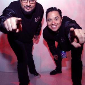 Tony E. Valenzuela with Anthony E. Zuiker at NewFronts. (2012) The pair partnered for two series on Tony's YouTube Channel 