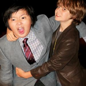 Still Matthew Zhang (Bad Words) and Ty Simpkins (Iron Man 3) at SPACE WARRIORS premiere.