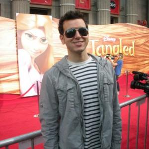 Interviewing at the Tangled Premiere