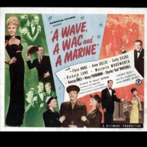 Ramsay Ames Sally Eilers Elyse Knox Richard Lane and Marjorie Woodworth in A Wave a WAC and a Marine 1944