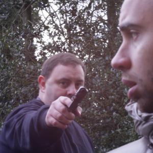 A still from the footage of 10 Grams with Lloyd James and Conner Lynch