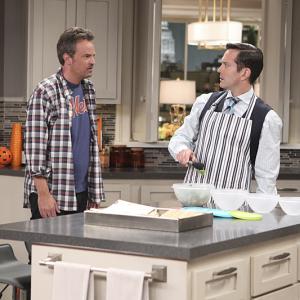 Still of Matthew Perry and Thomas Lennon in The Odd Couple 2015