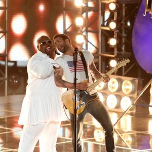 Still of CeeLo Green and Adam Levine in The Voice (2011)