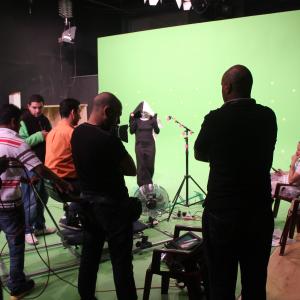 USTUDIO. Ema Shah Filming Masheenee Alcketiara. Kuwait 2013