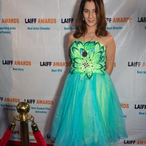 Ema Shah has Won a Best Music Video Masheenee Alcketiara at Los Angeles International Film Awards in Hollywood laiffawards Fashion cotcot Boutique