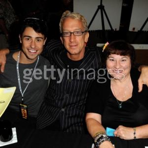 BURBANK, CA - OCTOBER 06: Actor Andy Dick and Actor Paris Dylan participate in The Hollywood Show held at Burbank Airport Marriott Hotel & Convention Center on October 6, 2012 in Burbank, California. (Photo by Albert L. Ortega/Getty Images)