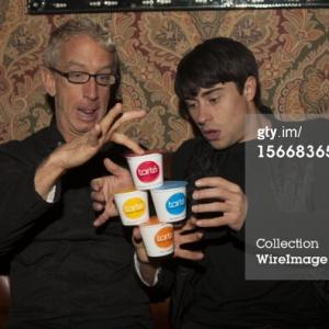 LOS ANGELES, CA - NOVEMBER 18: TV personality Andy Dick and Actor Paris Dylan attend Interscope Records AMA After Party Hosted By NIVEA Lip Butters & Ciroc Ultra Premium Vodka Portraits Inside on November 18, 2012 in Los Angeles, California. (Photo by Mic