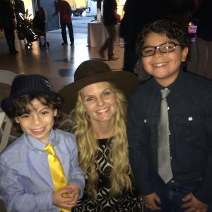 Bruce with Jennifer Morrison & Brother Raphael Alejandro at the OUAT Season 3 Party