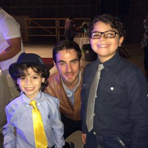 Bruce with Colin ODonoghue  Brother Raphael Alejandro at the OUAT Season 3 Party