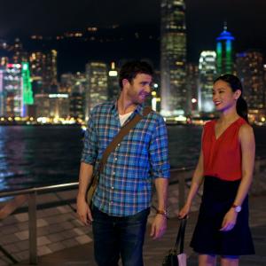 Bryan Greenberg and Jamie Chung in a still from 
