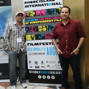 Flavio Alves and Roy Wol at the Official Closing Night screening at the 2014 Rhode Island International Film Festival
