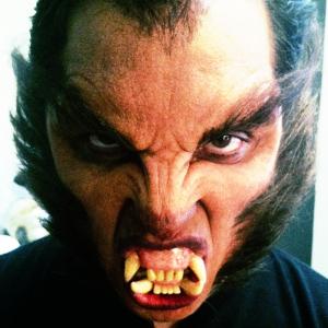 Tony E Valenzuela in werewolf makeup by Barney Burman 2011