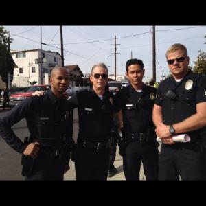 On the set of Southland