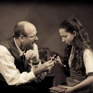 Lucia Vecchio as Anne Frank in The Diary of Anne Frank at the OnStage Playhouse