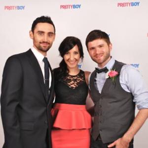 Pretty Boy Red Carpet. Christian Prentice, Erin Scerbak, Cameron Thrower