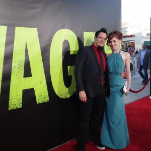 Ralph and Alexandra Adomaitis at Savages World Premier in LA