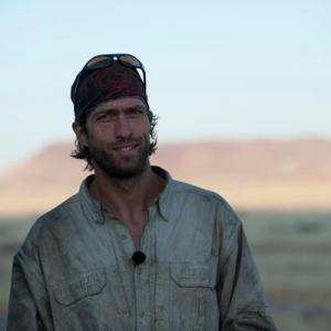 Stani Groeneweg Infront of camera as survival consultant Desert safety
