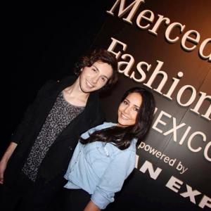 Lydon Erik and Gina Vargas at event of Mercedes-Benz Fashion Week México (2014)