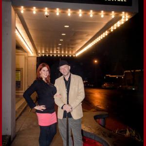 Alex Russo and B R Tatalovic before premiere of On the North Coast 2012 in Cleveland Ohio